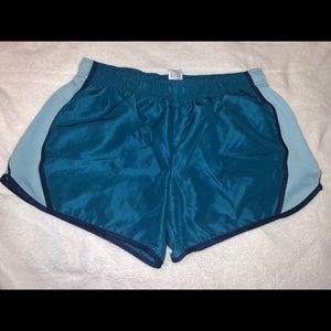 Athletic Works Running Shorts, Turquoise